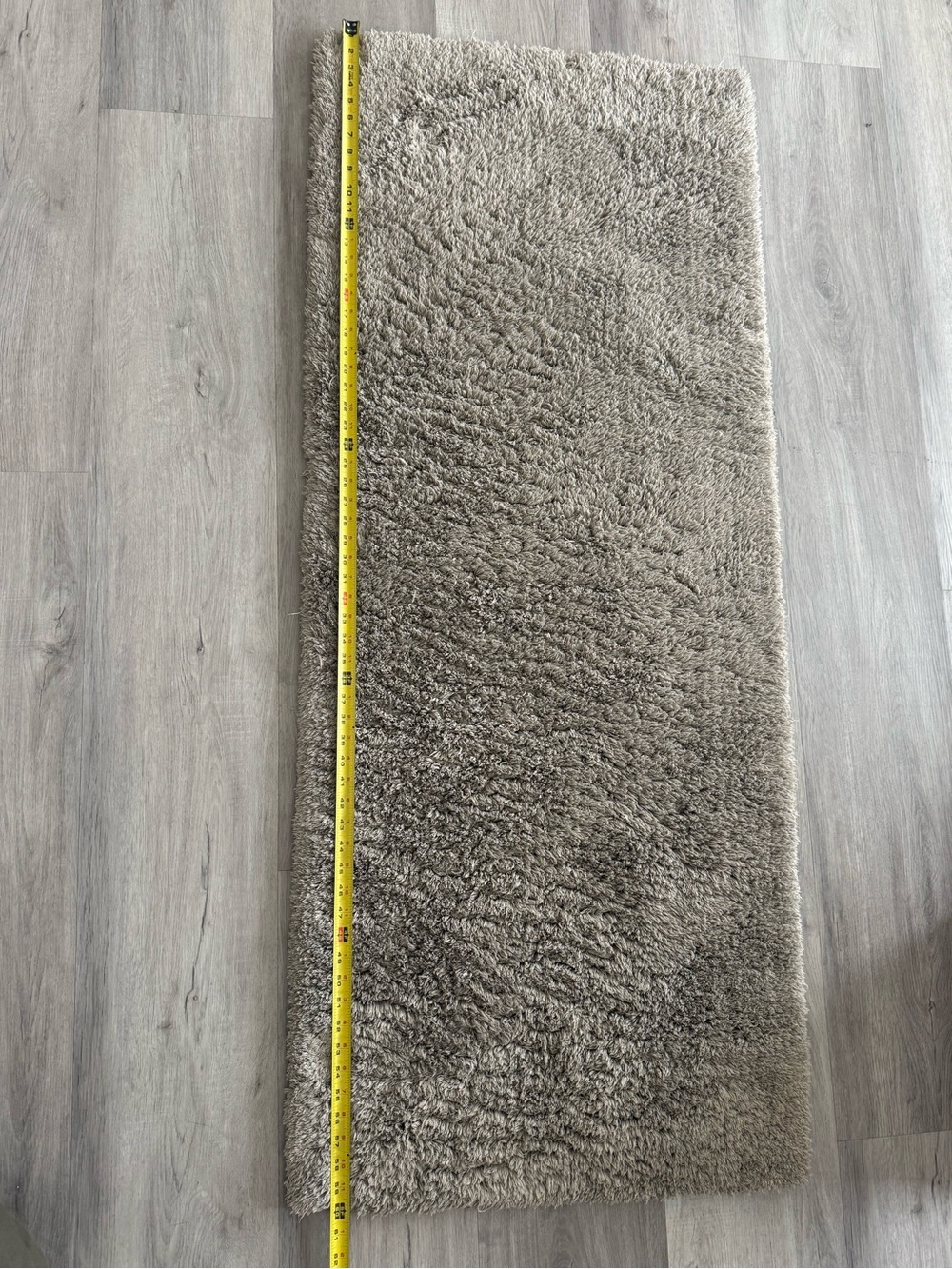 ❤️ Threshold Grey Shag Accent Runner Rug